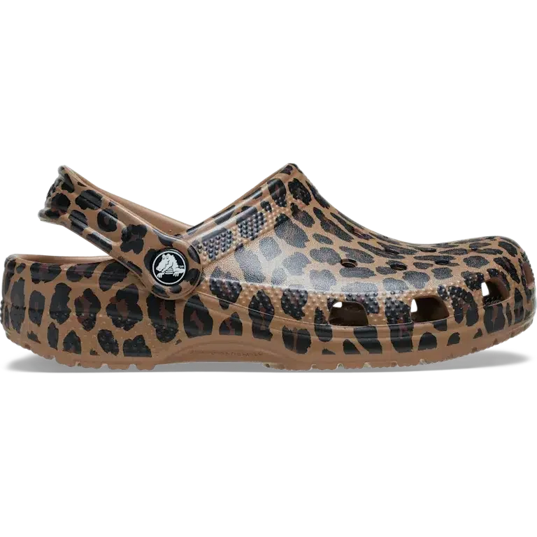 Classic Clog para niños con estampado animal Classic Clog para niños con estampado animal