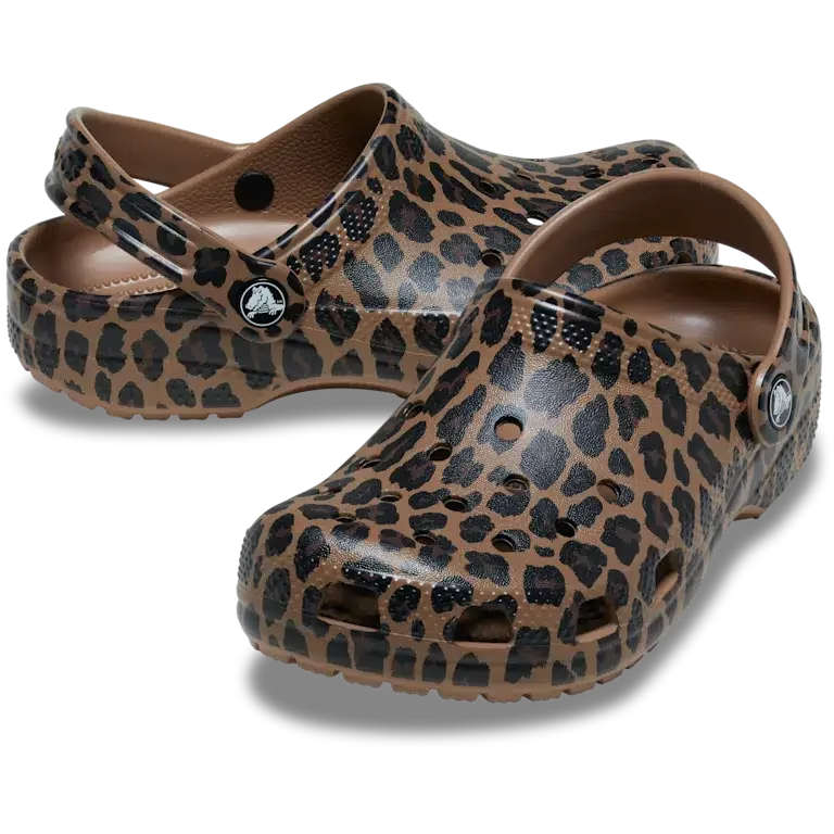 Classic Clog para niños con estampado animal Classic Clog para niños con estampado animal