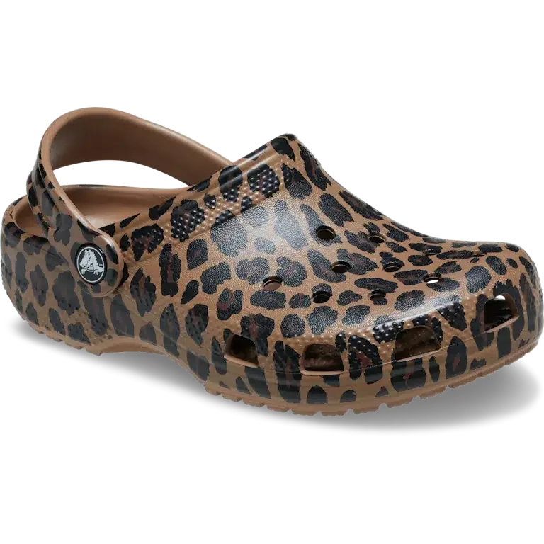 Classic Clog para niños con estampado animal Classic Clog para niños con estampado animal