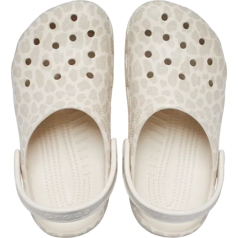 Classic Clog para niños con estampado animal y Glitter Classic Clog para niños con estampado animal y Glitter