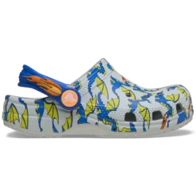 Classic Clog para niños pequeños con estampado de dragón