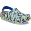 Classic Clog para niños pequeños con estampado de dragón