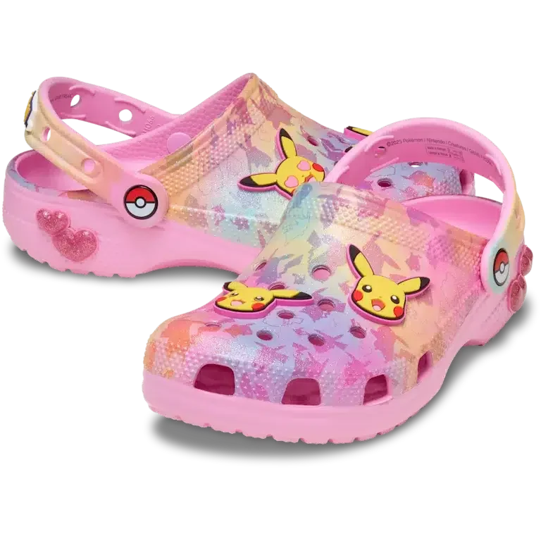 Classic Clog Pikachu de Pokémon para niños Classic Clog Pikachu de Pokémon para niños