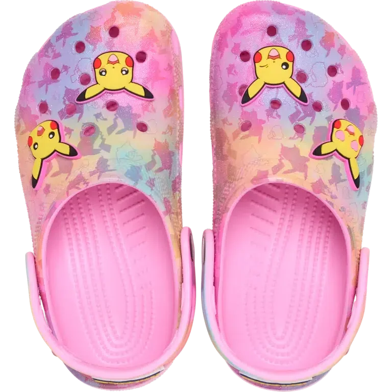 Classic Clog Pikachu de Pokémon para niños Classic Clog Pikachu de Pokémon para niños