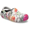Classic Clog Tie-Dye «Multicolor-Negro»