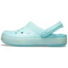 Classic Clog translúcido de playa «Ice Blue»