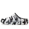 Classic Cozzzy Marbled Sandal «Black White»