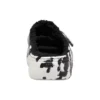 Classic Cozzzy Marbled Sandal «Black White»