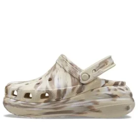 Classic Crush Marbled Zuecos «Bone Multi»