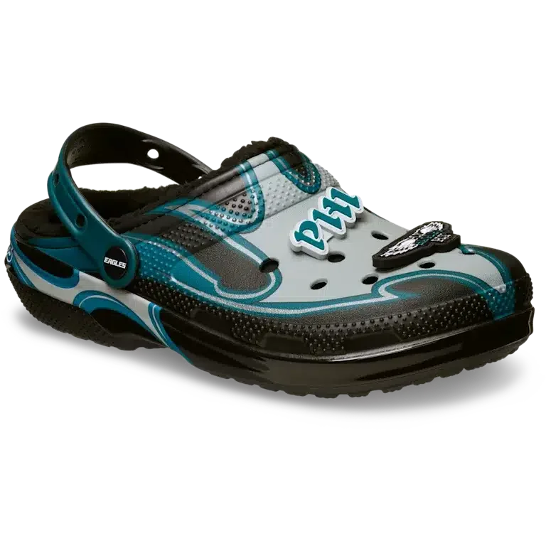 Classic Lined Clog for los Philadelphia Eagles de la NFL Classic Lined Clog for los Philadelphia Eagles de la NFL