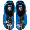 Classic Lined Clog for the Detroit Lions of the NFL Classic Lined Clog for the Detroit Lions of the NFL
