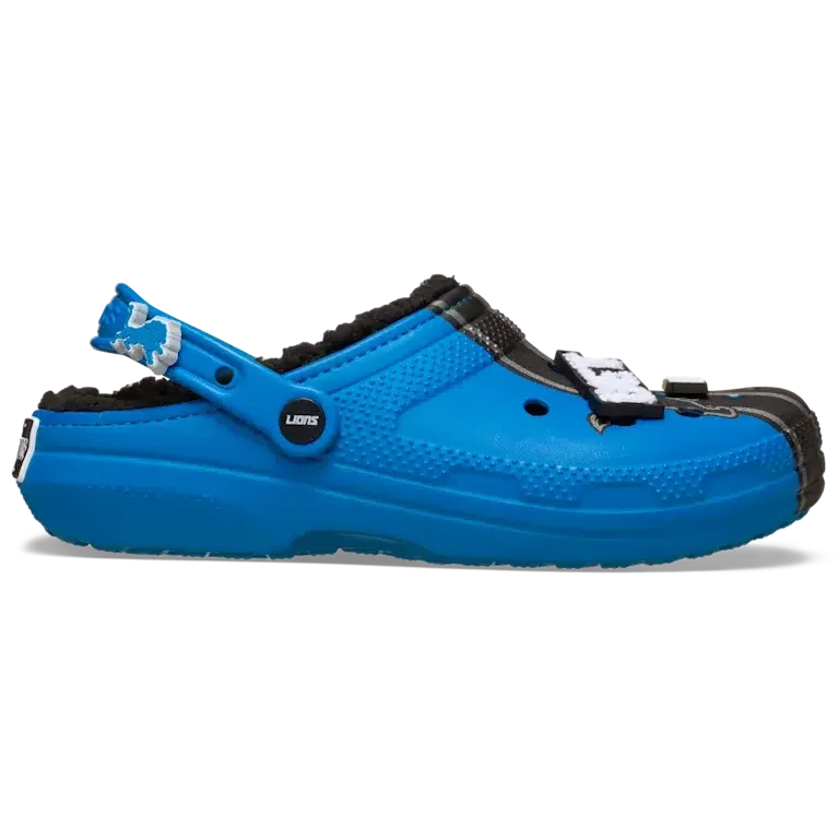 Classic Lined Clog for the Detroit Lions of the NFL Classic Lined Clog for the Detroit Lions of the NFL