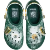 Classic Lined Clog for the Green Bay Packers of the NFL Classic Lined Clog for the Green Bay Packers of the NFL