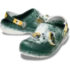 Classic Lined Clog for the Green Bay Packers of the NFL Classic Lined Clog for the Green Bay Packers of the NFL