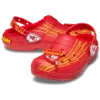 Classic Lined Clog for the Kansas City Chiefs of the NFL Classic Lined Clog for the Kansas City Chiefs of the NFL