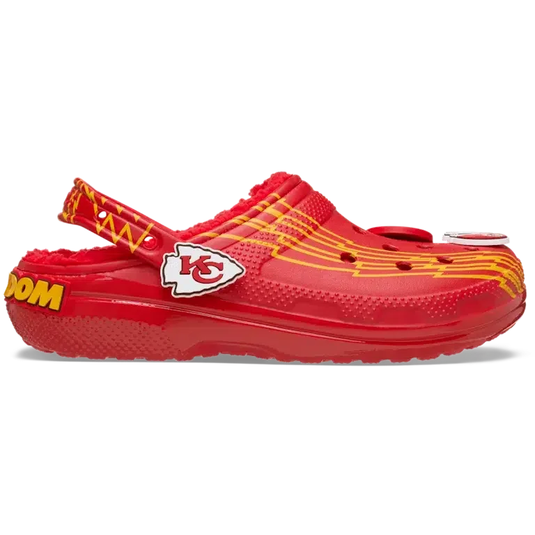 Classic Lined Clog for the Kansas City Chiefs of the NFL Classic Lined Clog for the Kansas City Chiefs of the NFL