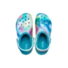 Classic Lined Clog Solarized «White Blue Aqua»