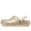 Classic Lined Clog with Glitter «Dorado»