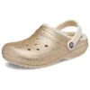 Classic Lined Clog with Glitter «Dorado»