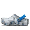 Classic Lined Clogs «Gris, blanco y azul»