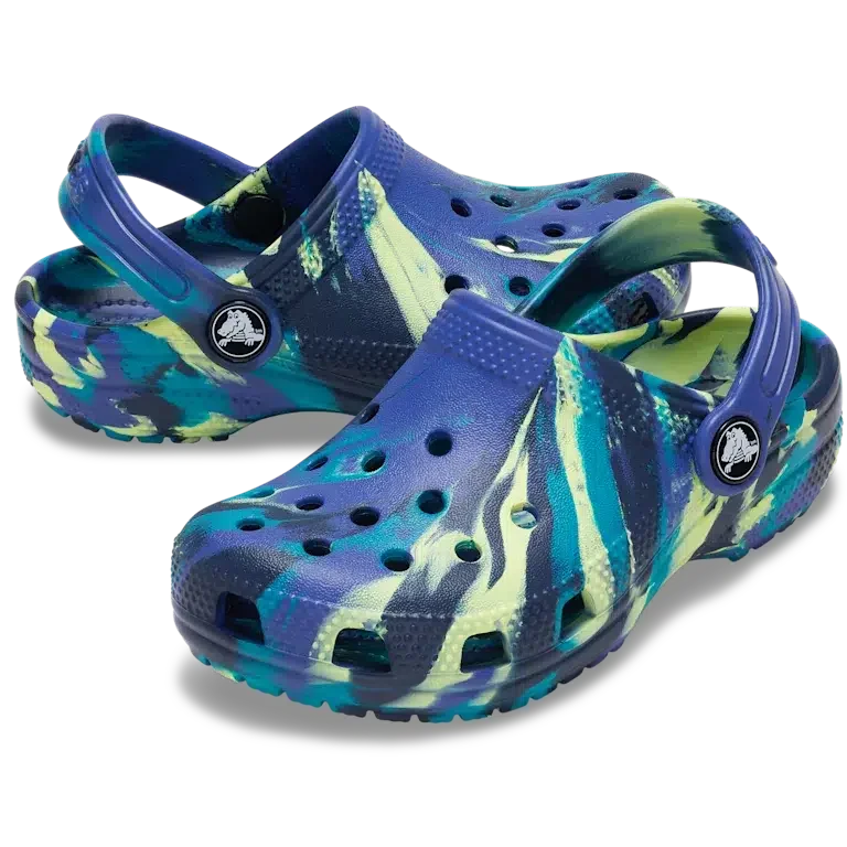 Classic Marbled Zueco para niños pequeños Classic Marbled Zueco para niños pequeños