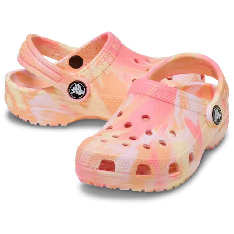 Classic Marbled Zueco para niños pequeños Classic Marbled Zueco para niños pequeños