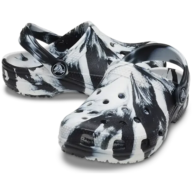 Classic Marbled Zueco para niños pequeños Classic Marbled Zueco para niños pequeños
