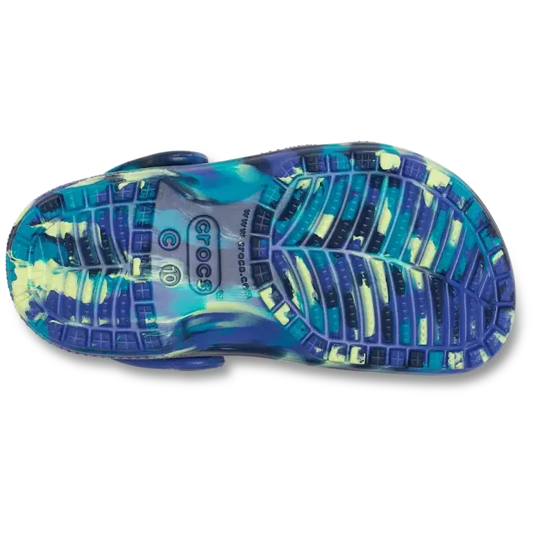 Classic Marbled Zueco para niños pequeños Classic Marbled Zueco para niños pequeños