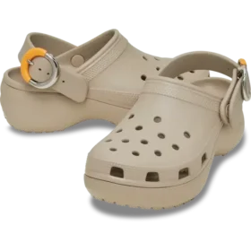 Classic Platform Clog con hebilla chapada