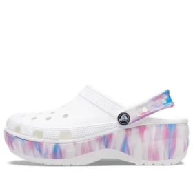 Classic Platform Clog «Dream» «Blanco-Morado»