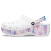 Classic Platform Clog «Dream» «Blanco-Morado»