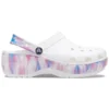 Classic Platform Clog «Dream» «Blanco-Morado»