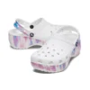 Classic Platform Clog «Dream» «Blanco-Morado»