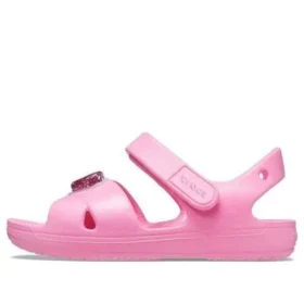 Classic Sandal con tiras cruzadas y adornos «Pink»