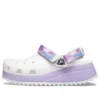 Classic Sandal informales unisex «Blanco-Morado»