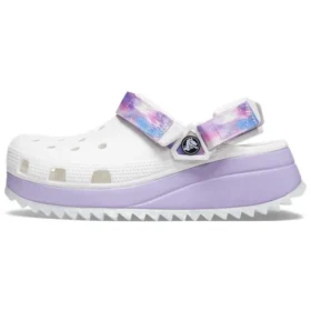 Classic Sandal informales unisex «Blanco-Morado»