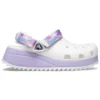 Classic Sandal informales unisex «Blanco-Morado»