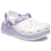 Classic Sandal informales unisex «Blanco-Morado»