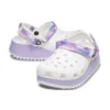 Classic Sandal informales unisex «Blanco-Morado»