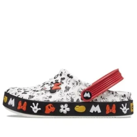 Classic x Mickey Mouse Zuecos «Blanco, rojo y negro»