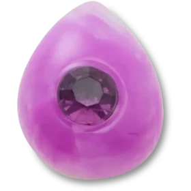 Colección de colgantes Jibbitz™ con la piedra natal de febrero: la amatista