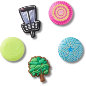 Colección de colgantes Jibbitz «Disc Golf» (paquete de 5)