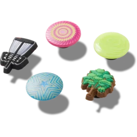 Colección de colgantes Jibbitz «Disc Golf» (paquete de 5)