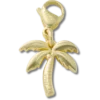 Colgante Jibbitz™ con forma de palmera dorada