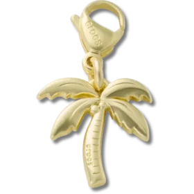 Colgante Jibbitz™ con forma de palmera dorada