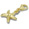 Colgante Jibbitz™ de estrella de mar dorada