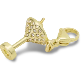 Colgante Jibbitz™ «Martini dorado»