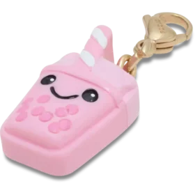 Colgante Jibbitz para zapatos «Boba» rosa