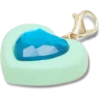 Colgante Jibbitz para zapatos «Corazón azul con gema sintética» Colgante Jibbitz para zapatos «Corazón azul con gema sintética»