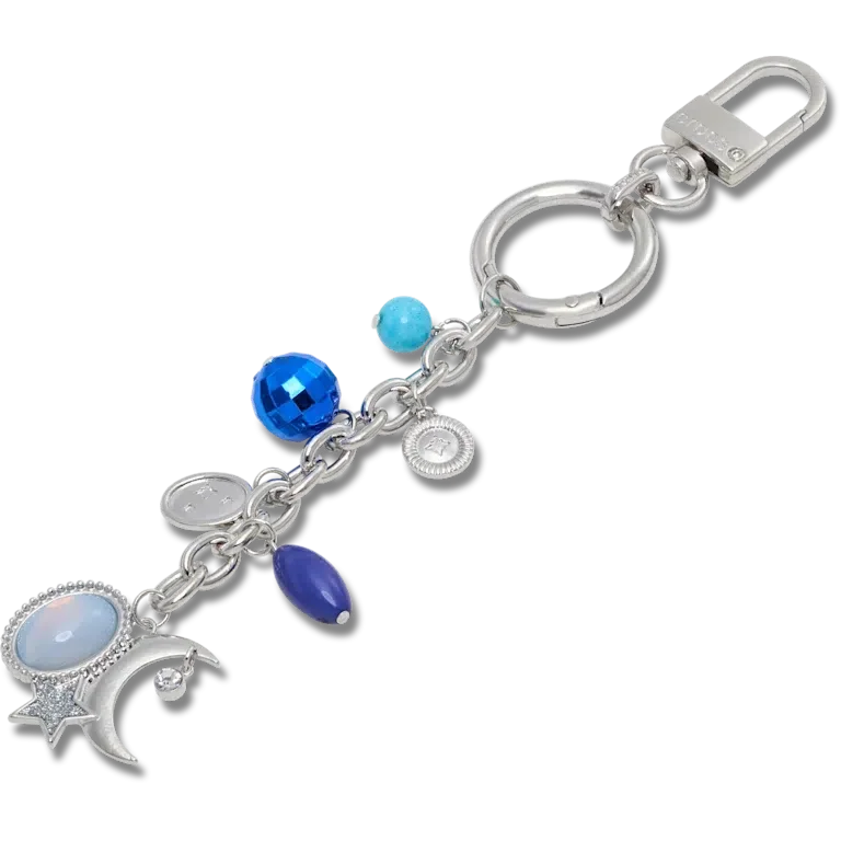 Colgante para bolsos con luna y estrellas Colgante para bolsos con luna y estrellas